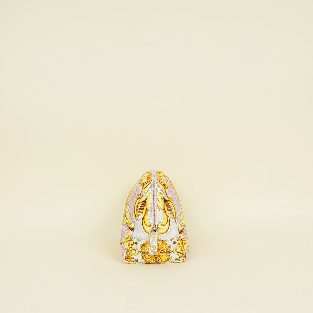 Fendi Multicolor X VERSACE Fendace FF Baroque Trapezoid Beauty Pouch