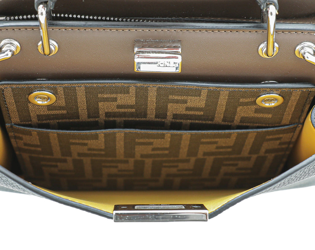Fendi Black Peekaboo Iseeu Mini Bag