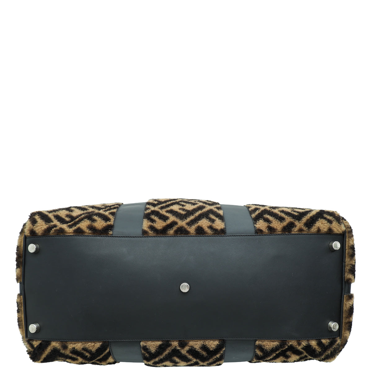 Fendi Bicolor Shearling Duffle Bag