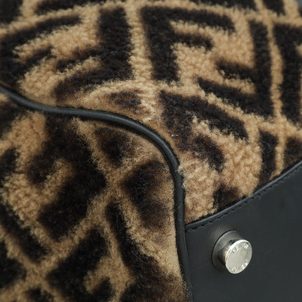 Fendi Bicolor Shearling Duffle Bag