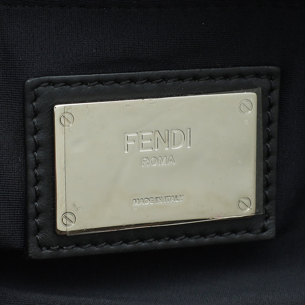 Fendi Bicolor Shearling Duffle Bag