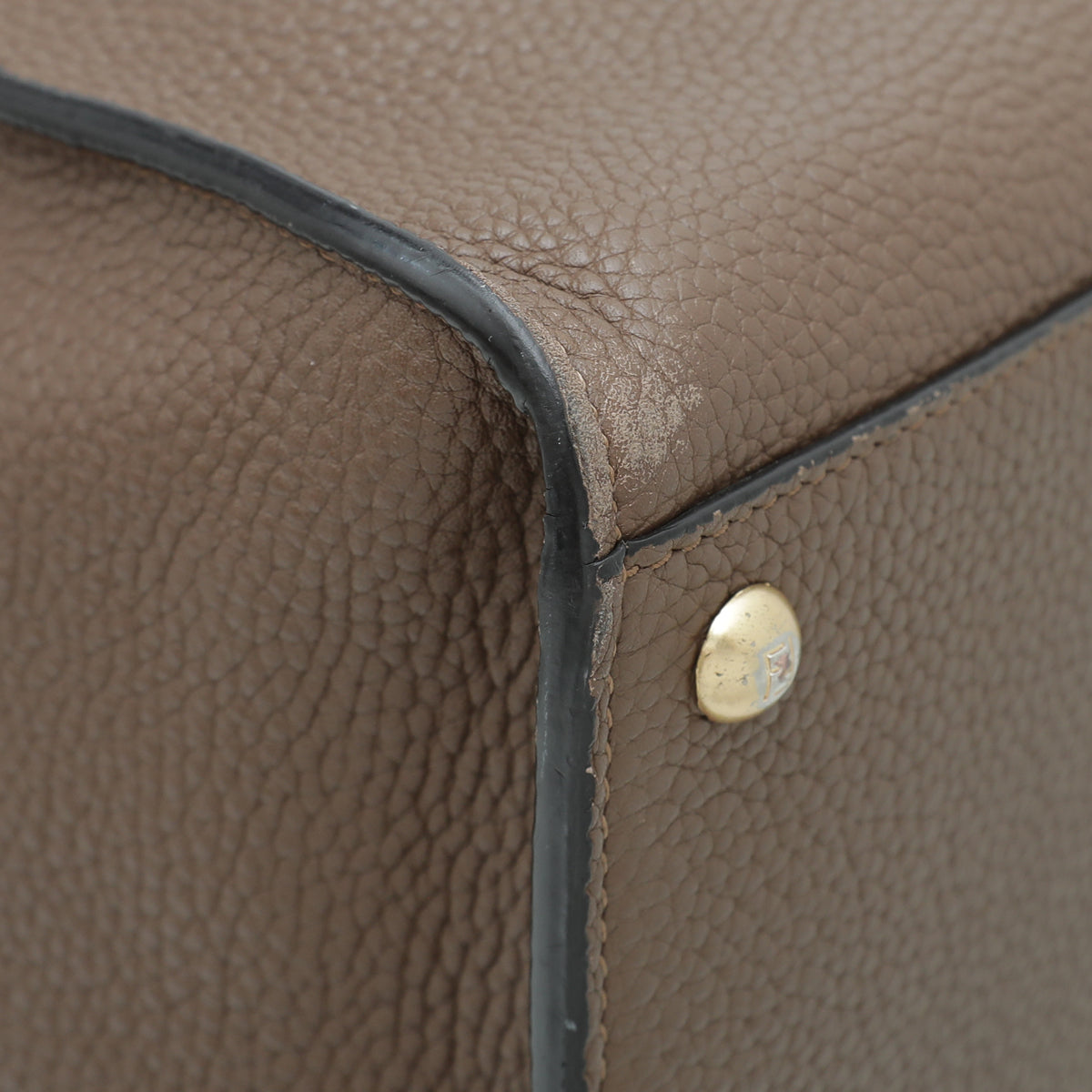 Fendi Brown Peekaboo Selleria X Lite Large Bag