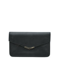 Fendi Black 2 Jours Envelope Clutch
