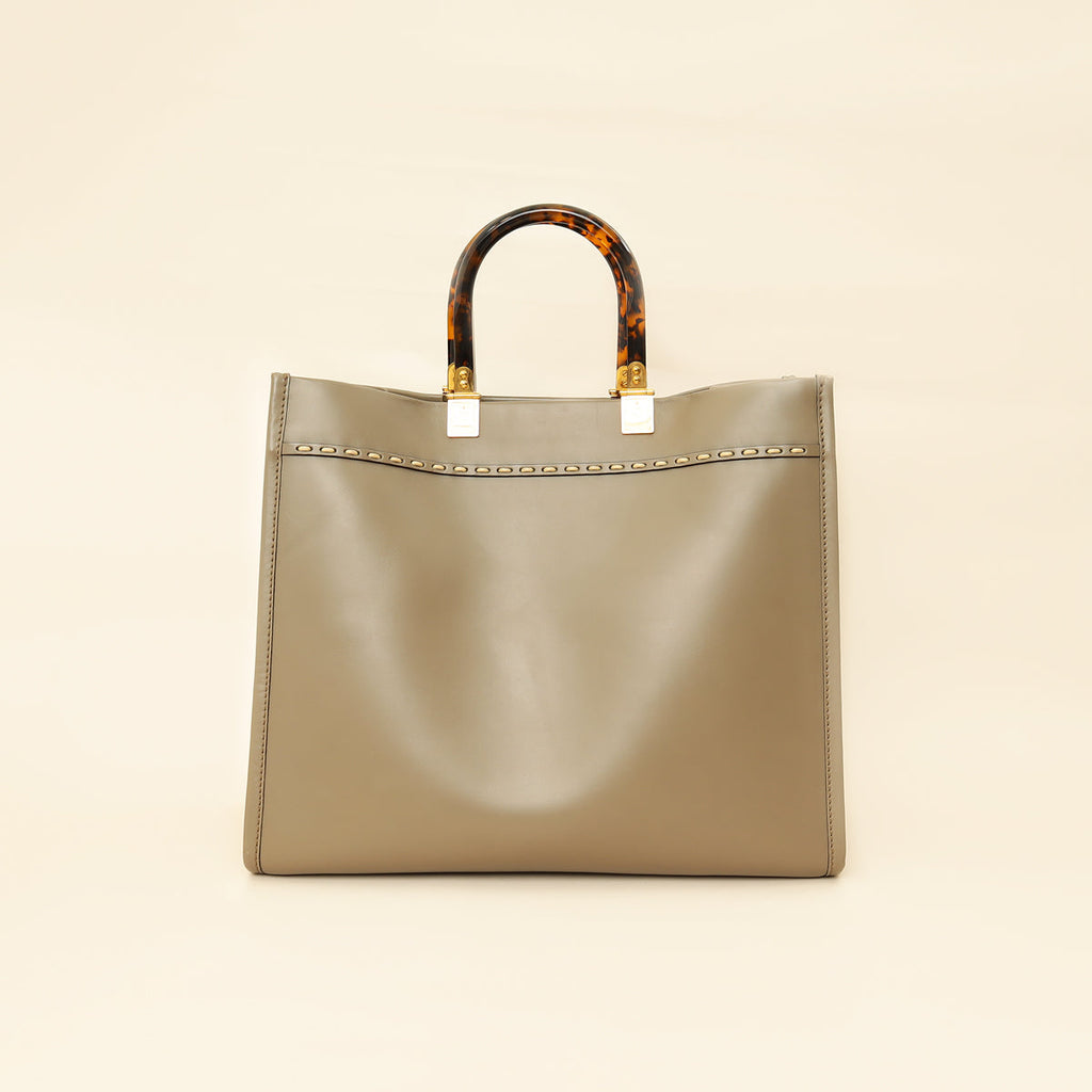 Fendi Etoupe Sunshine Medium and Elaphe Bag