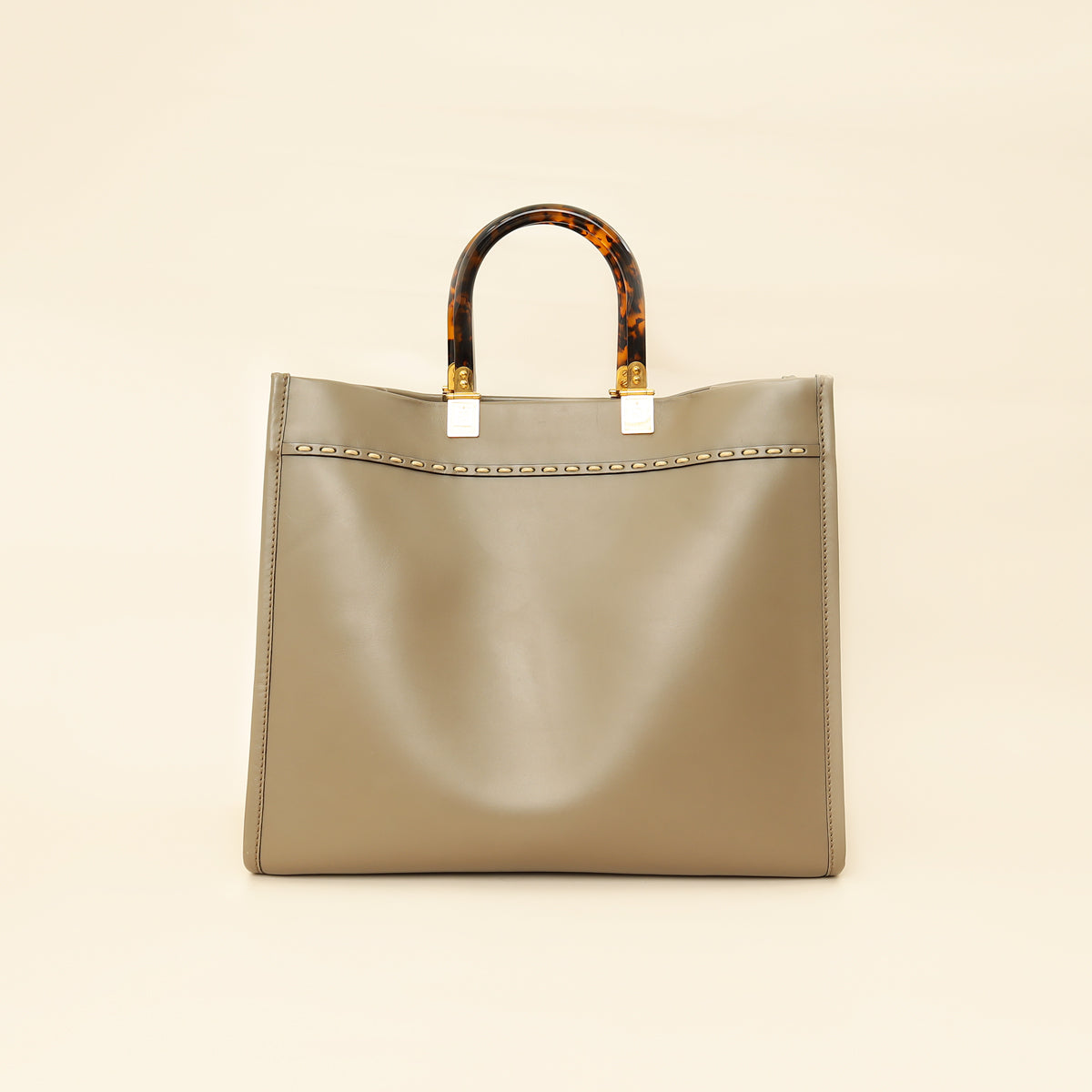 Fendi Etoupe Sunshine Medium and Elaphe Bag