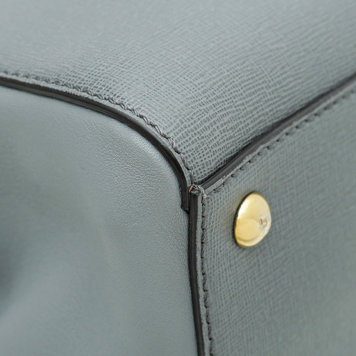 Fendi Grey 2Jours Petite Bag W/ N.G Initials