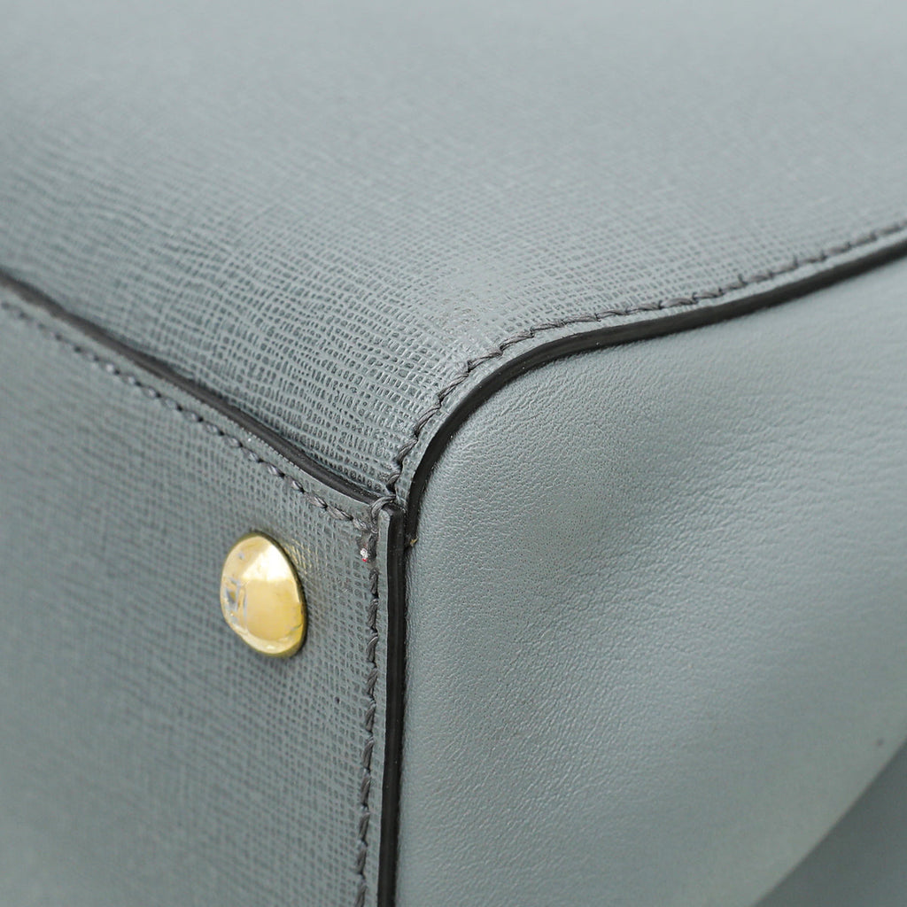 Fendi Grey 2Jours Petite Bag W/ N.G Initials