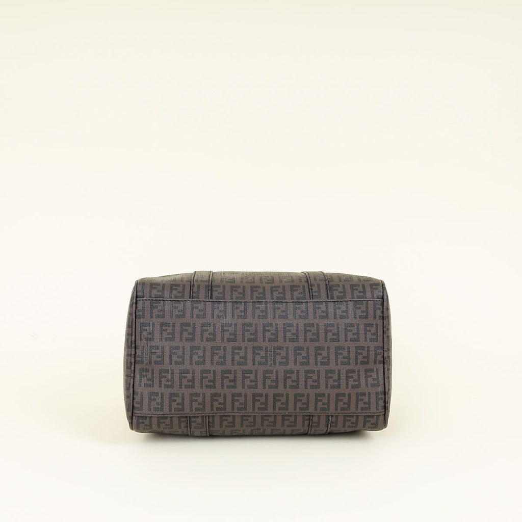Fendi Brown Forever Spalmatti Boston Bag
