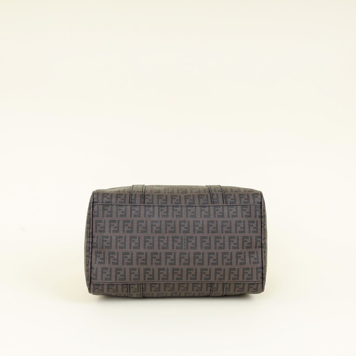Fendi Brown Forever Spalmatti Boston Bag