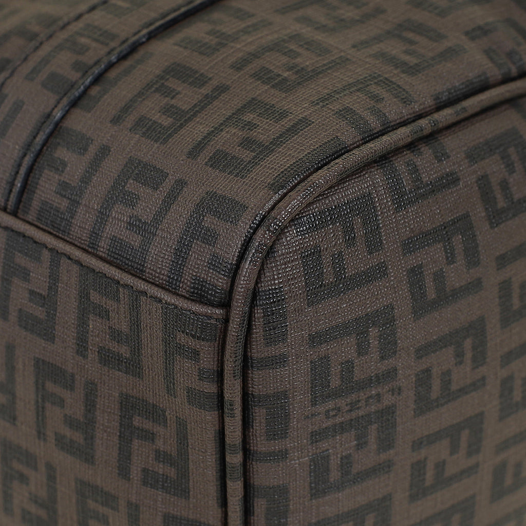 Fendi Brown Forever Spalmatti Boston Bag