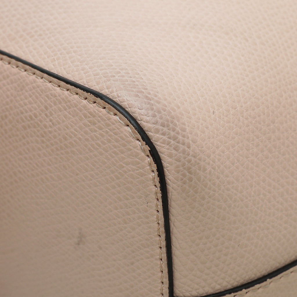 Fendi Peach Mon Tresor Mini Bucket Bag