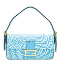 Fendi Bicolor X Sarah Coleman Baguette Vitello King FF Vertigo Medium Bag