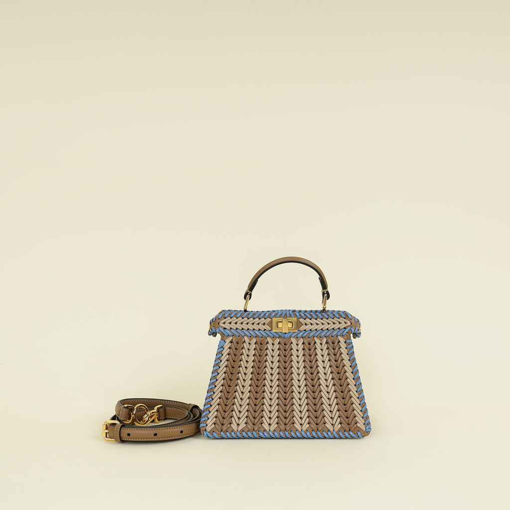 Fendi Multicolor Petite Peekaboo ISeeU Bag