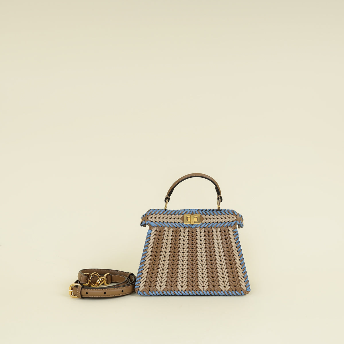 Fendi Multicolor Petite Peekaboo ISeeU Bag