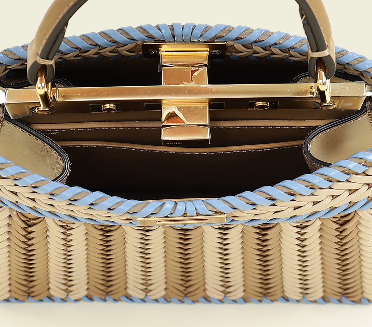 Fendi Multicolor Petite Peekaboo ISeeU Bag