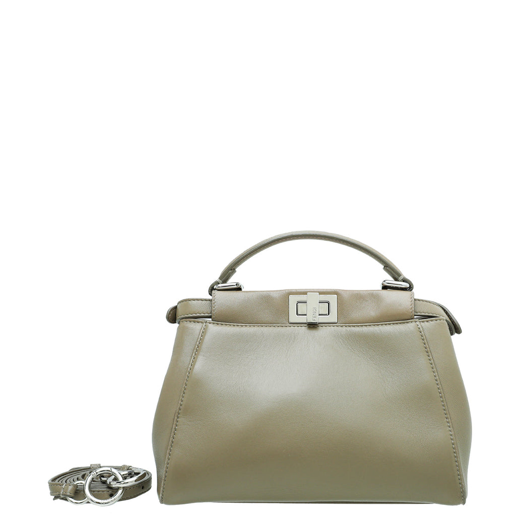 Fendi Etoupe Iconic Peekaboo Bag