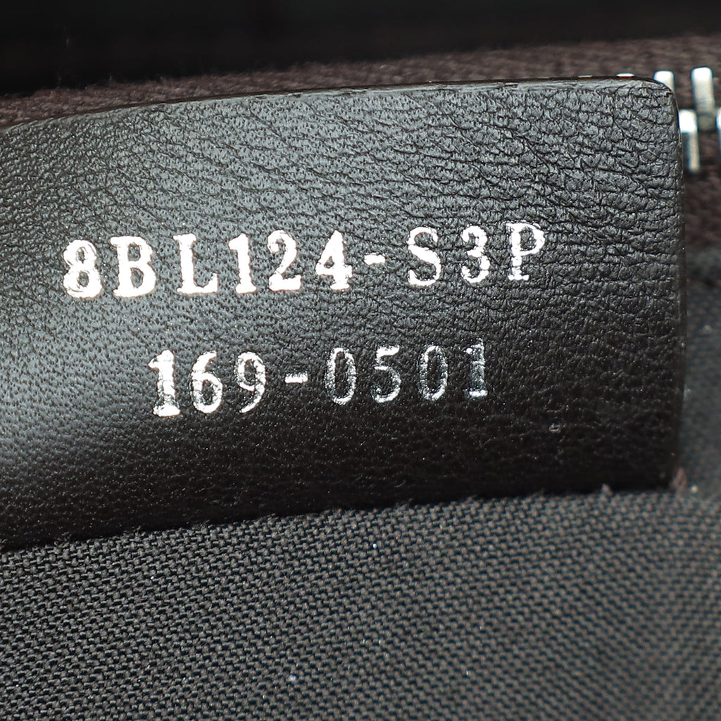 Fendi Blue Wavy Studded Tail By The Way Boston Bag