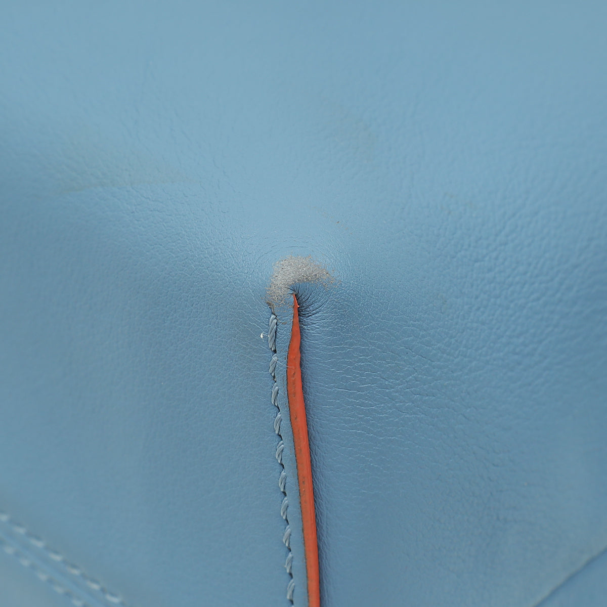 Fendi Blue Wavy Studded Tail By The Way Boston Bag