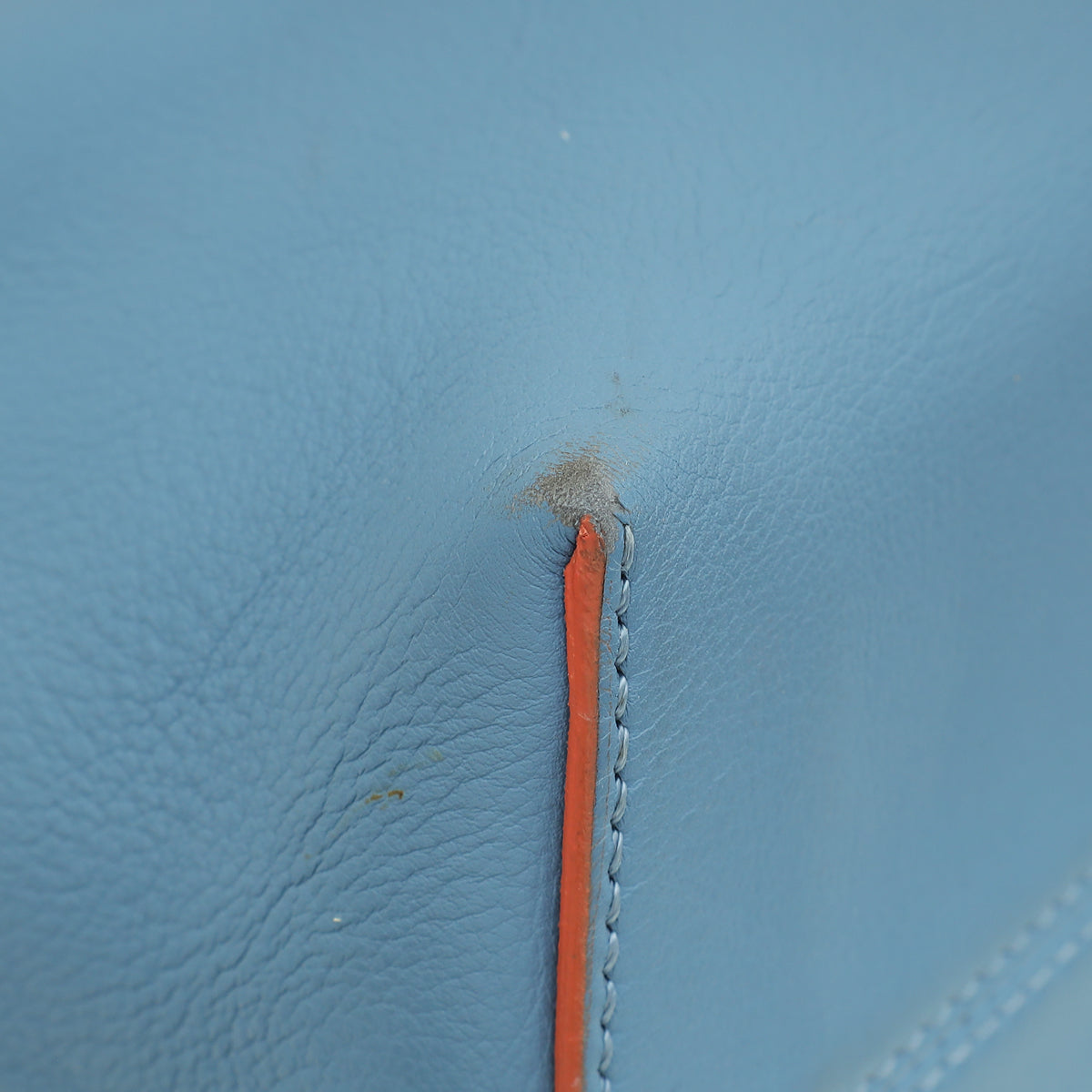 Fendi Blue Wavy Studded Tail By The Way Boston Bag
