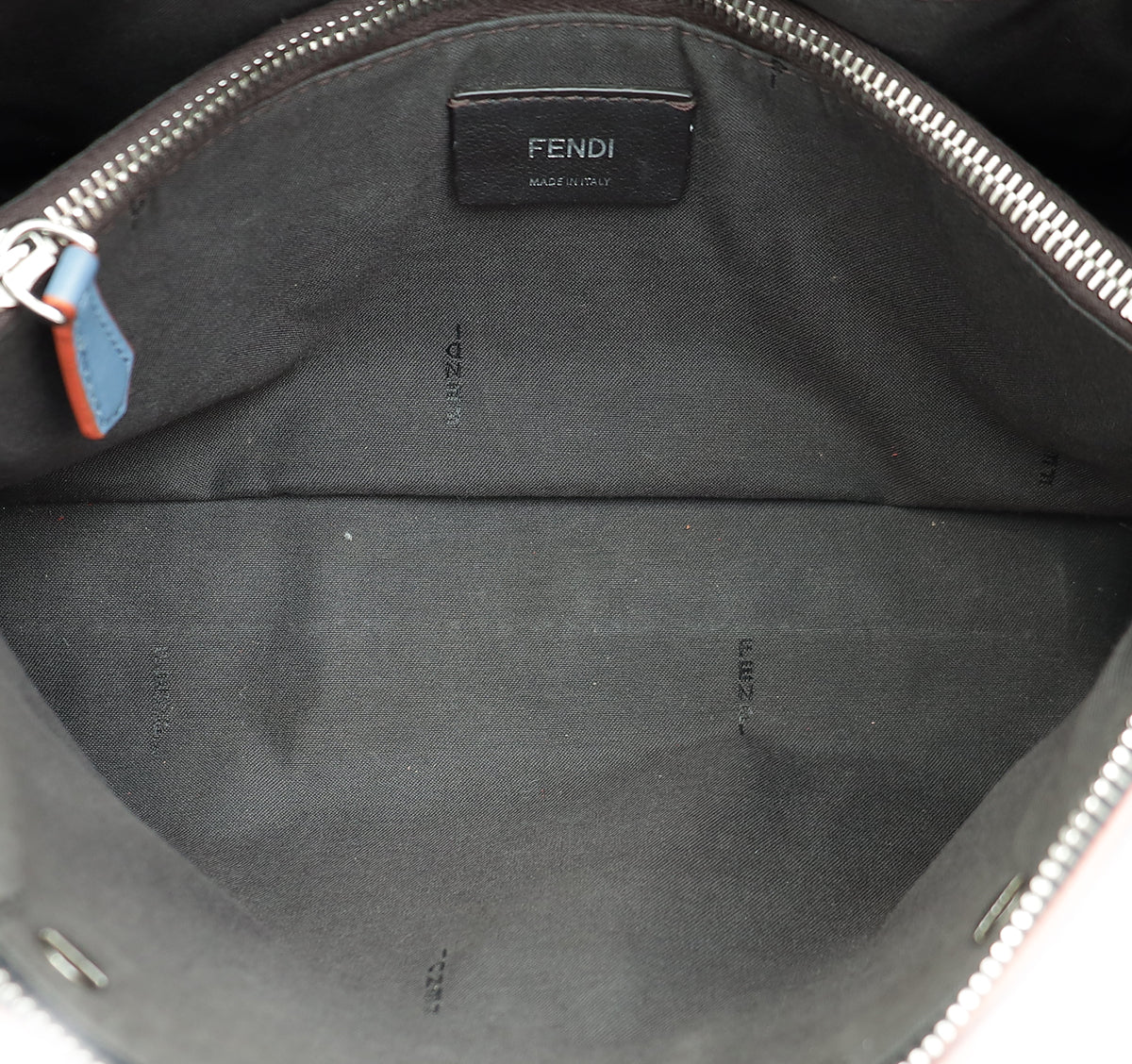 Fendi Blue Wavy Studded Tail By The Way Boston Bag