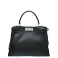 Fendi Black Iconic Peekaboo Regular Bag
