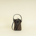 Fendi Bicolor Zucca Mon Tresor Mini Bucket Bag