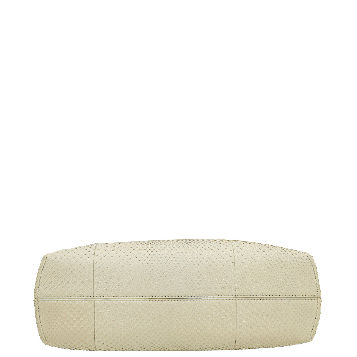 Fendi Vintage White "Fendi First" Python Medium Bag