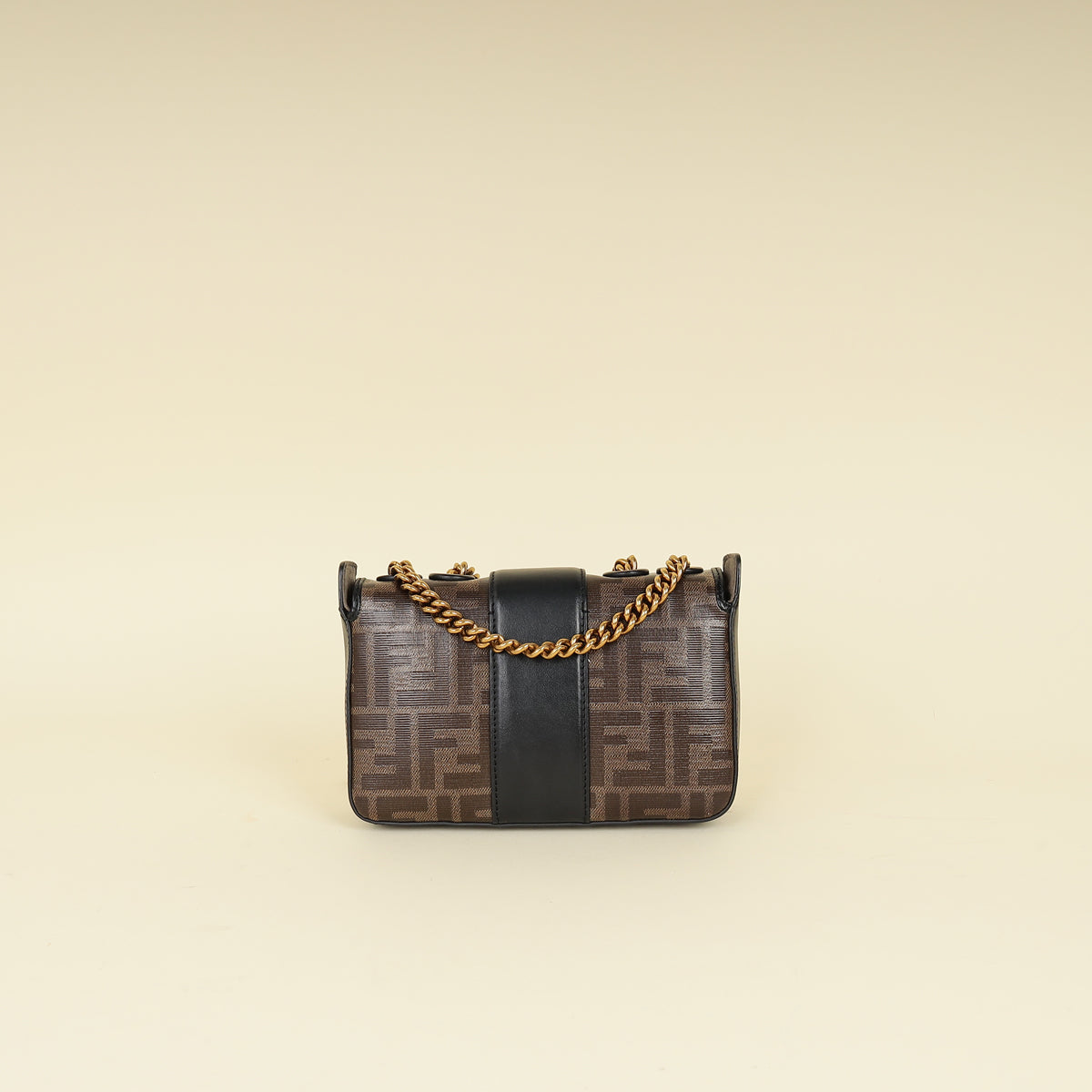 Fendi Bicolor FF 1974 Stamp Patch Flap Bag