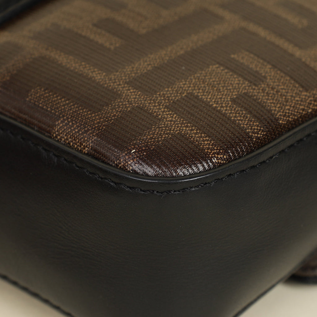 Fendi Bicolor FF 1974 Stamp Patch Flap Bag