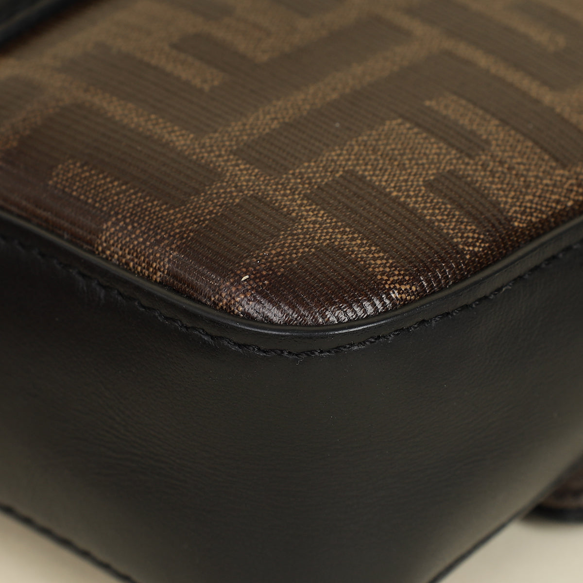 Fendi Bicolor FF 1974 Stamp Patch Flap Bag