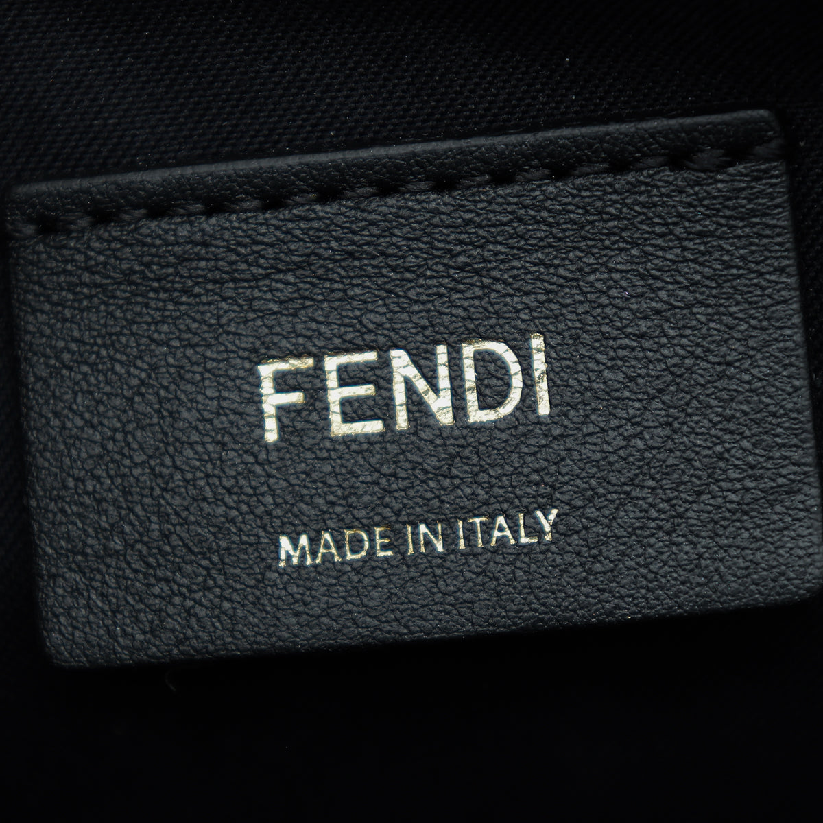 Fendi Black Kan I Belt Shoulder Bag