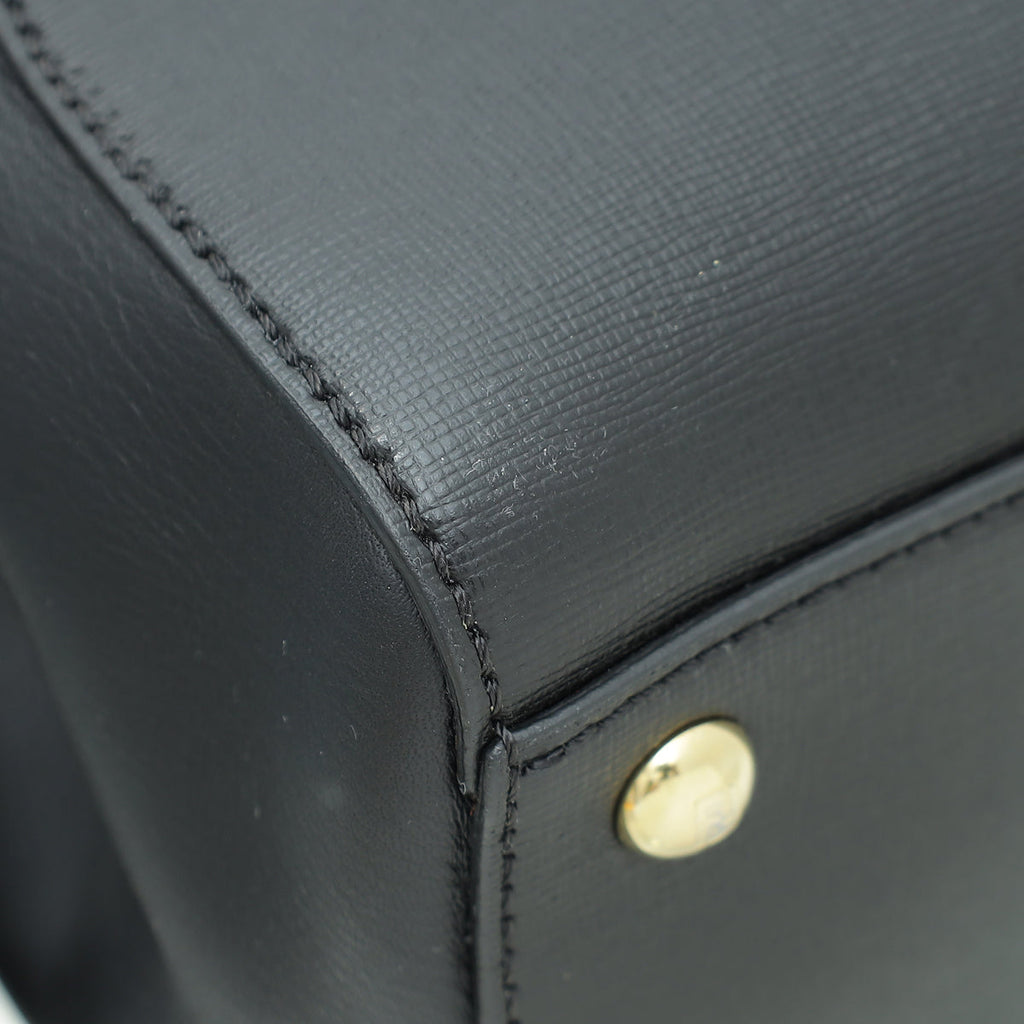 Fendi Black 2 Jours Petite Bag