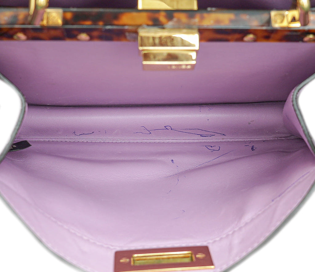 Fendi Lilac Timeless Peekaboo ISeeU Small Bag