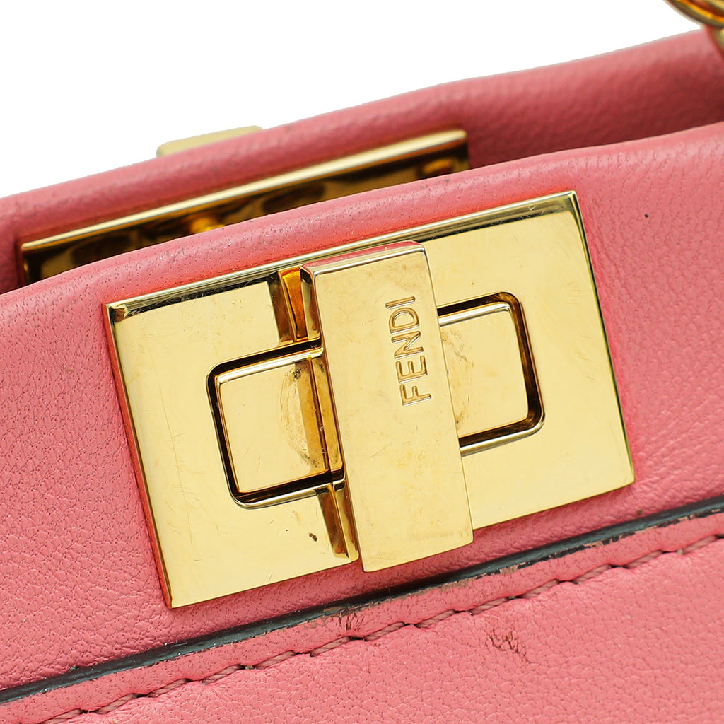 Fendi Pink Micro Peekaboo Bag