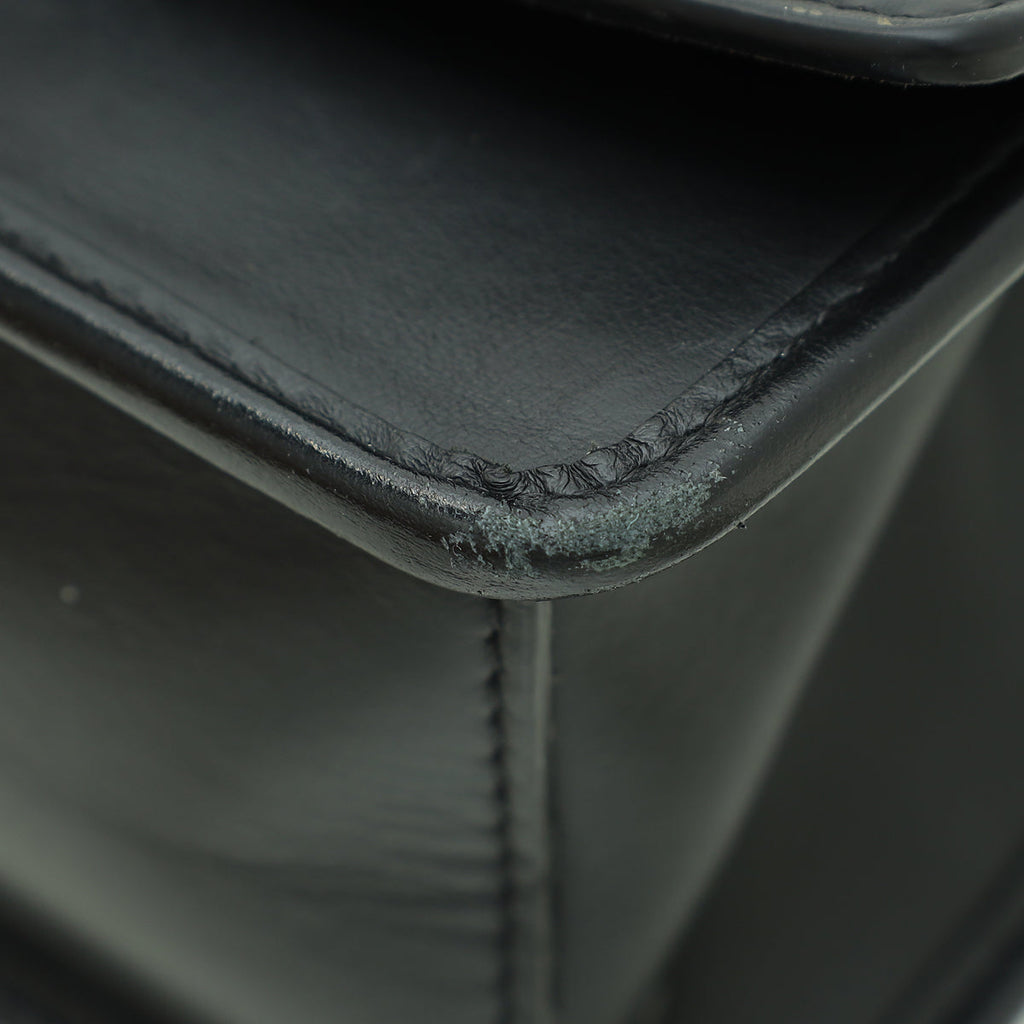 Fendi Black Kan I F Flap Bag