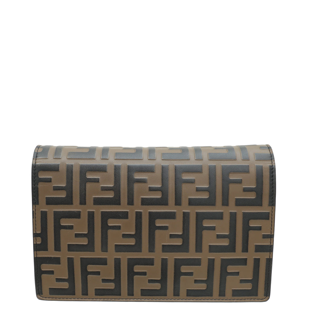 Fendi Tricolor Zucca Wallet On Chain