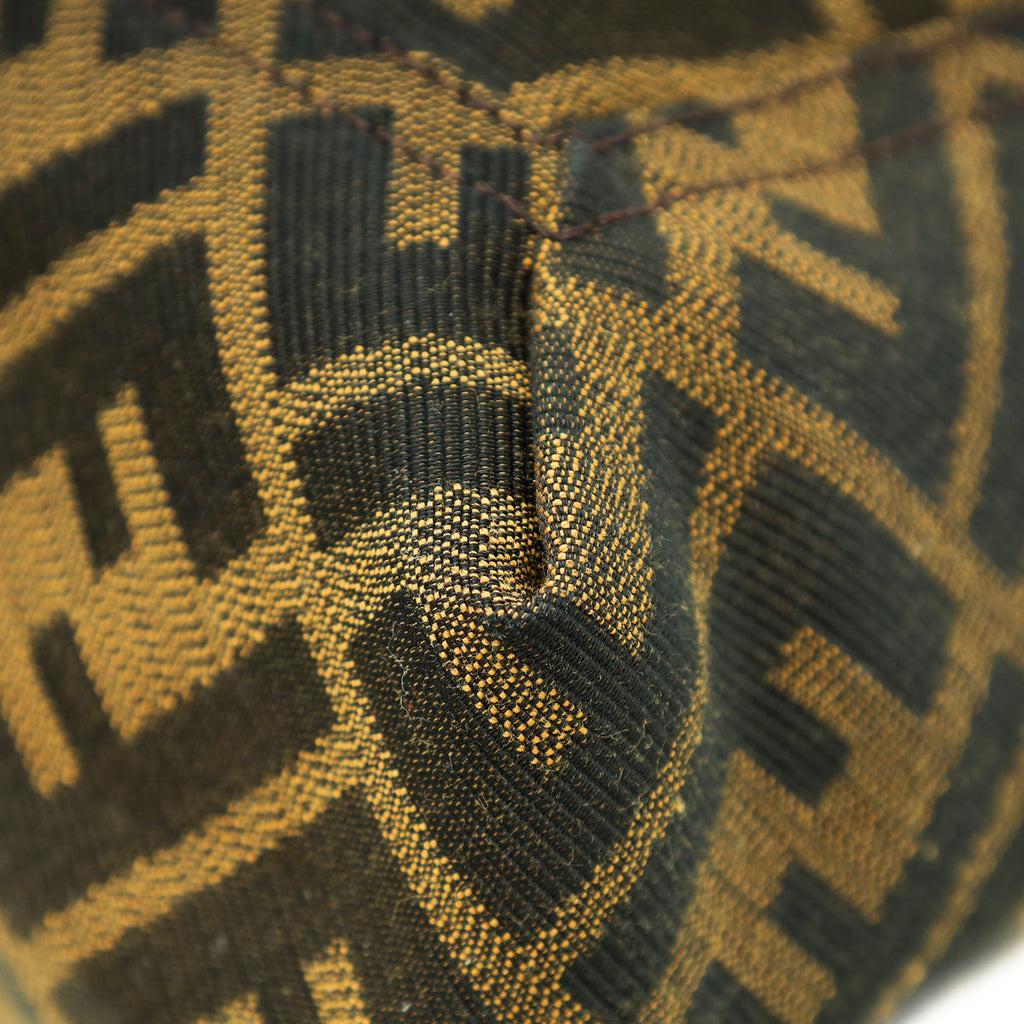 Fendi Bicolor Zucca Baguette Maxi Shoulder Bag
