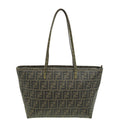 Fendi Tobacco Zucca Roll Tote Bag
