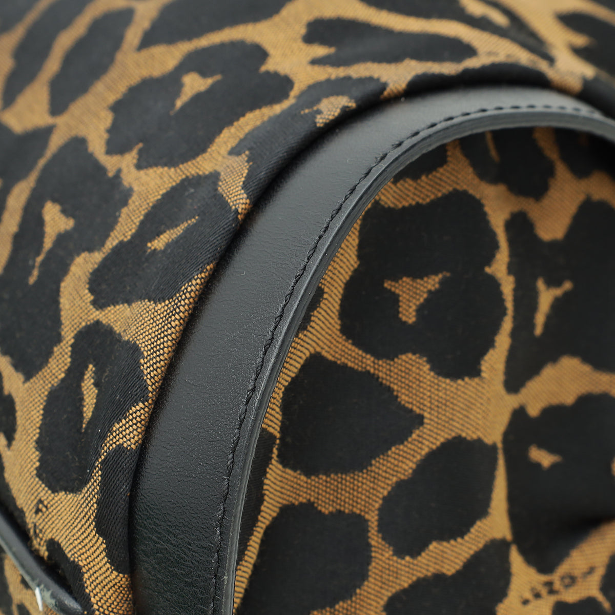 Fendi Bicolor Zucca Animal Chef Shopping Tote Medium Bag