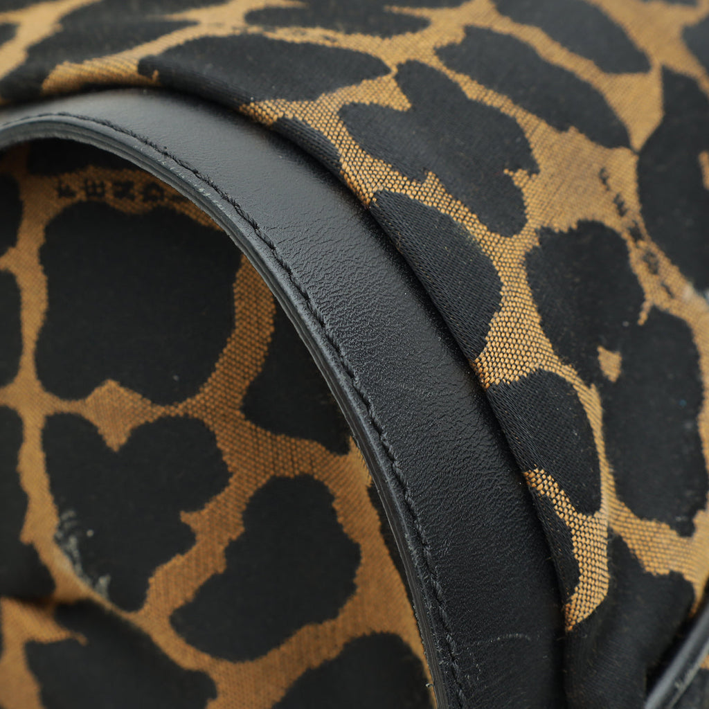 Fendi Bicolor Zucca Animal Chef Shopping Tote Medium Bag