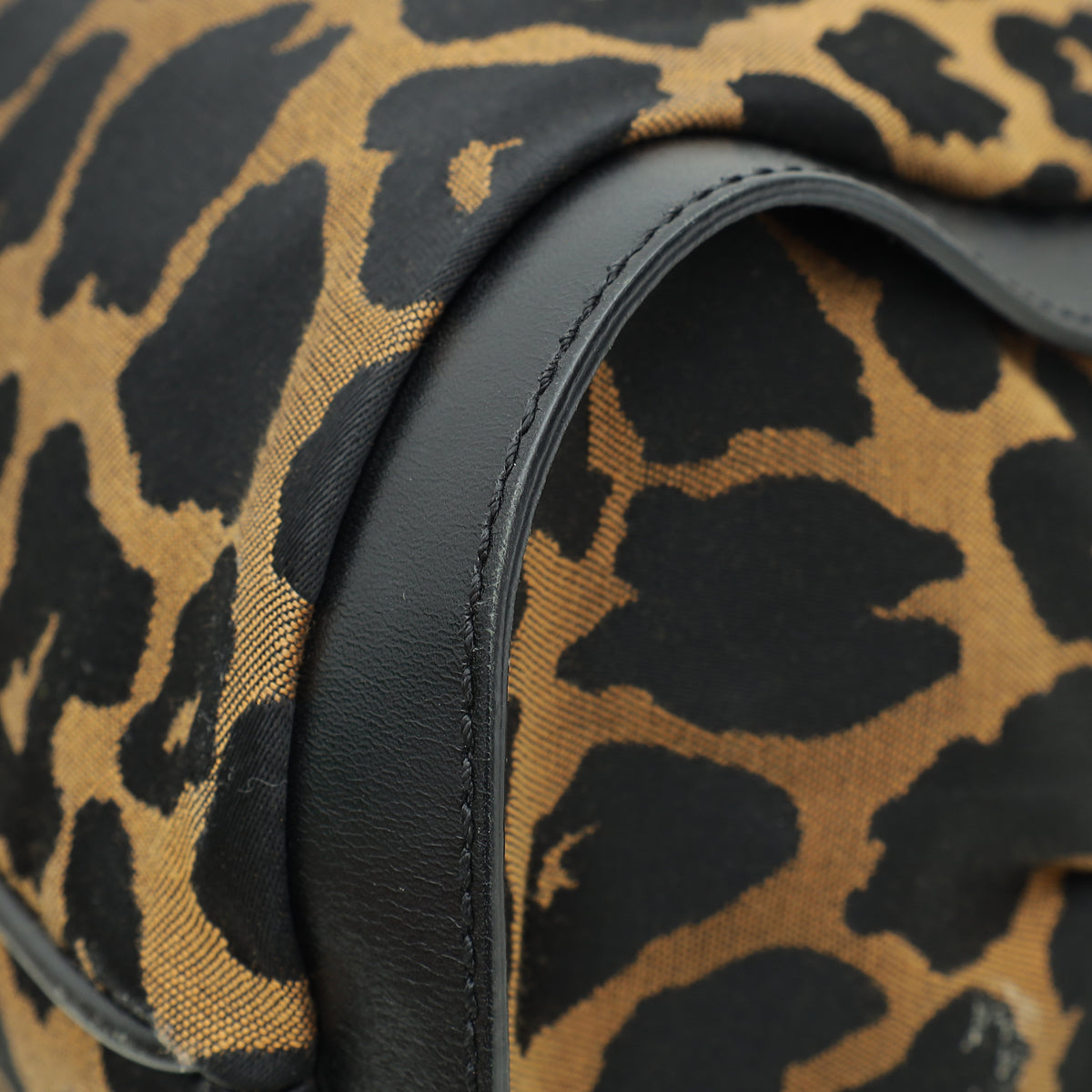 Fendi Bicolor Zucca Animal Chef Shopping Tote Medium Bag