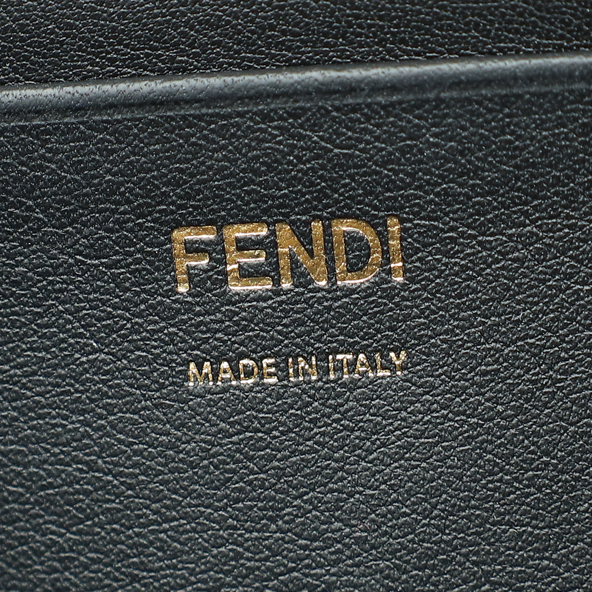 Fendi Brown FF Baguette Mini Sheepskin Fur Shoulder Bag