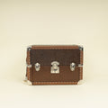Fendi Brown Vintage Selleria Jewelry Holder Trunk Case