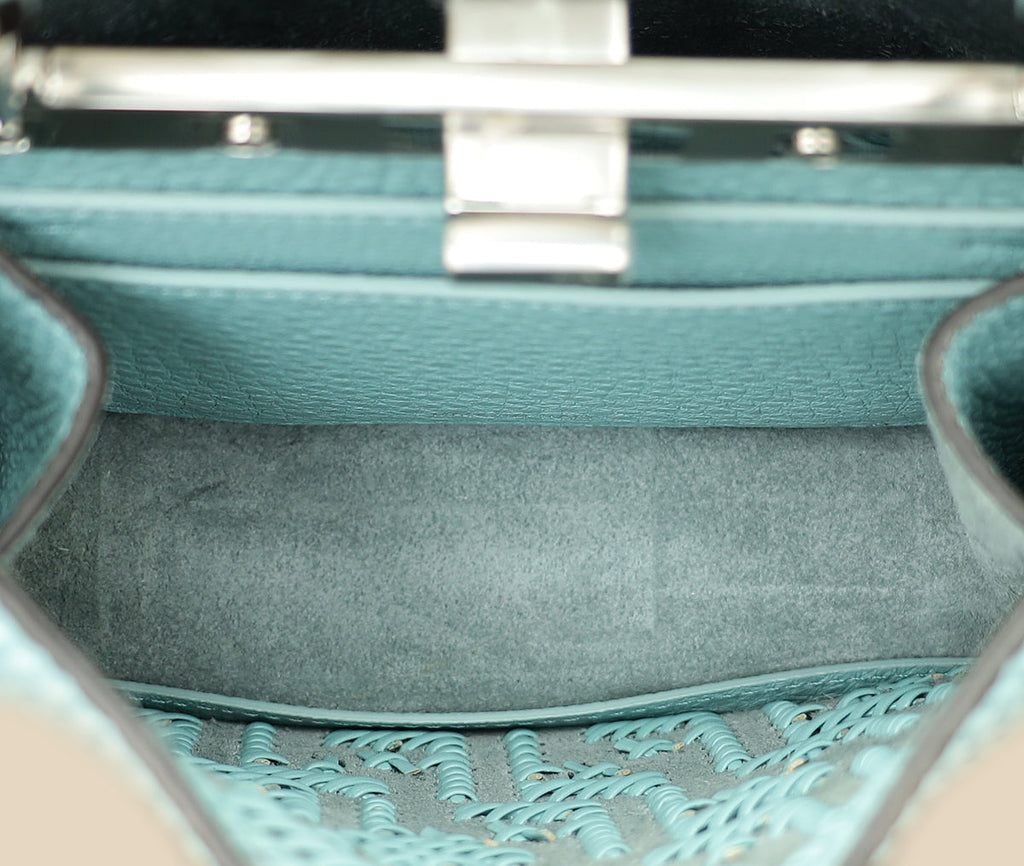 Fendi Aquifer Peekaboo ISeeU Petite Bag