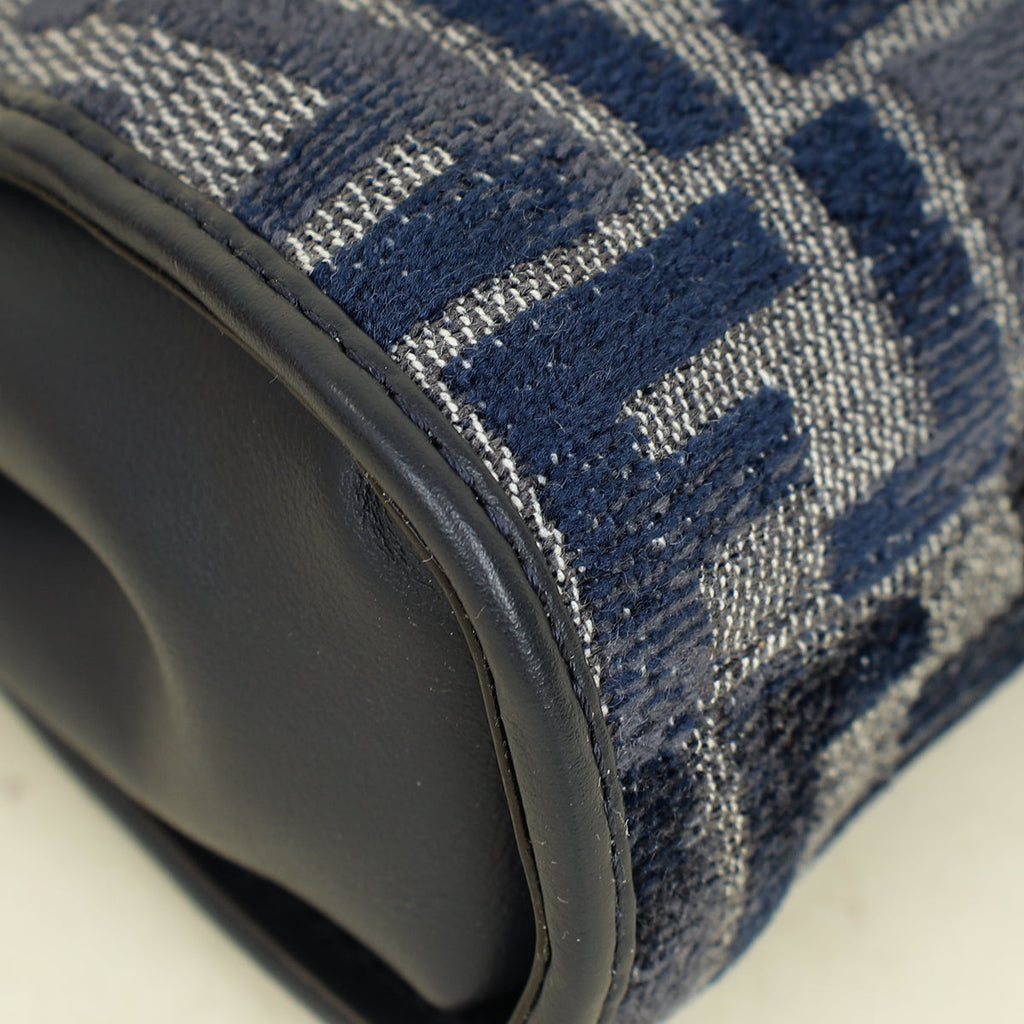 Fendi Navy Nano Peekaboo Bag