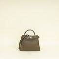 Fendi Dark Olive Selleria Petite Peekaboo ISeeU Bag