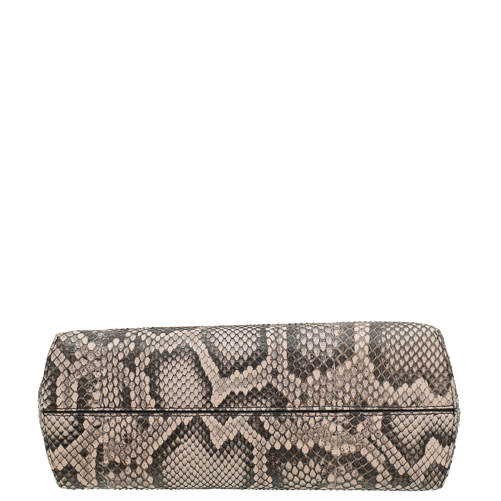 Fendi Natural Pink First Python Small Bag