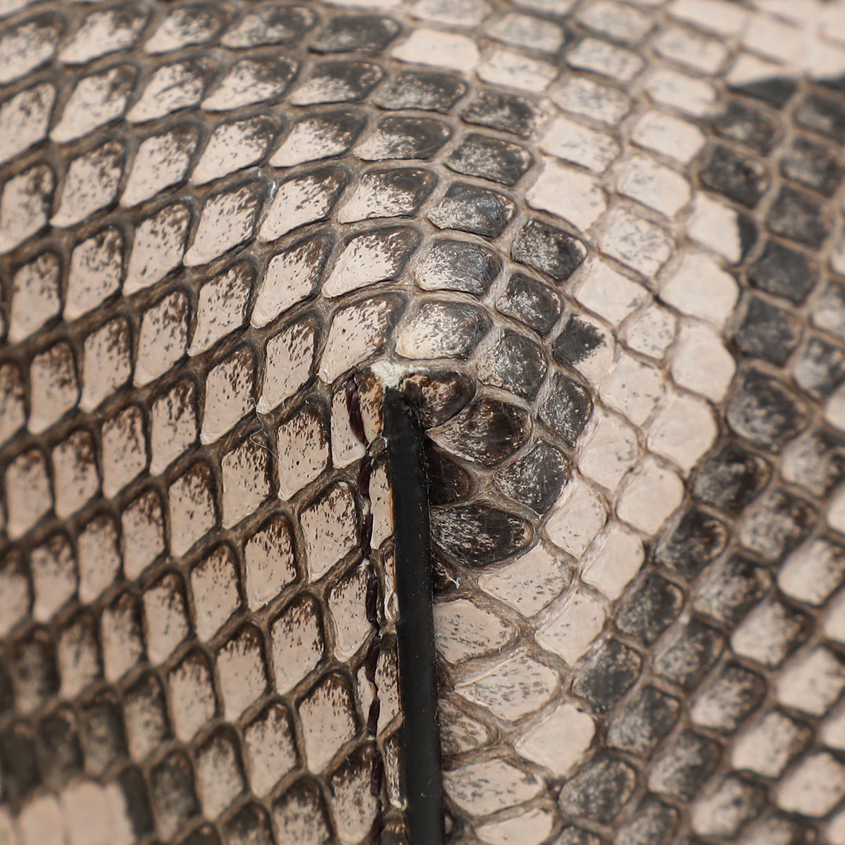Fendi Natural Pink First Python Small Bag