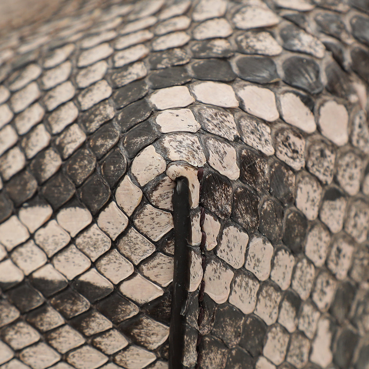 Fendi Natural Pink First Python Small Bag