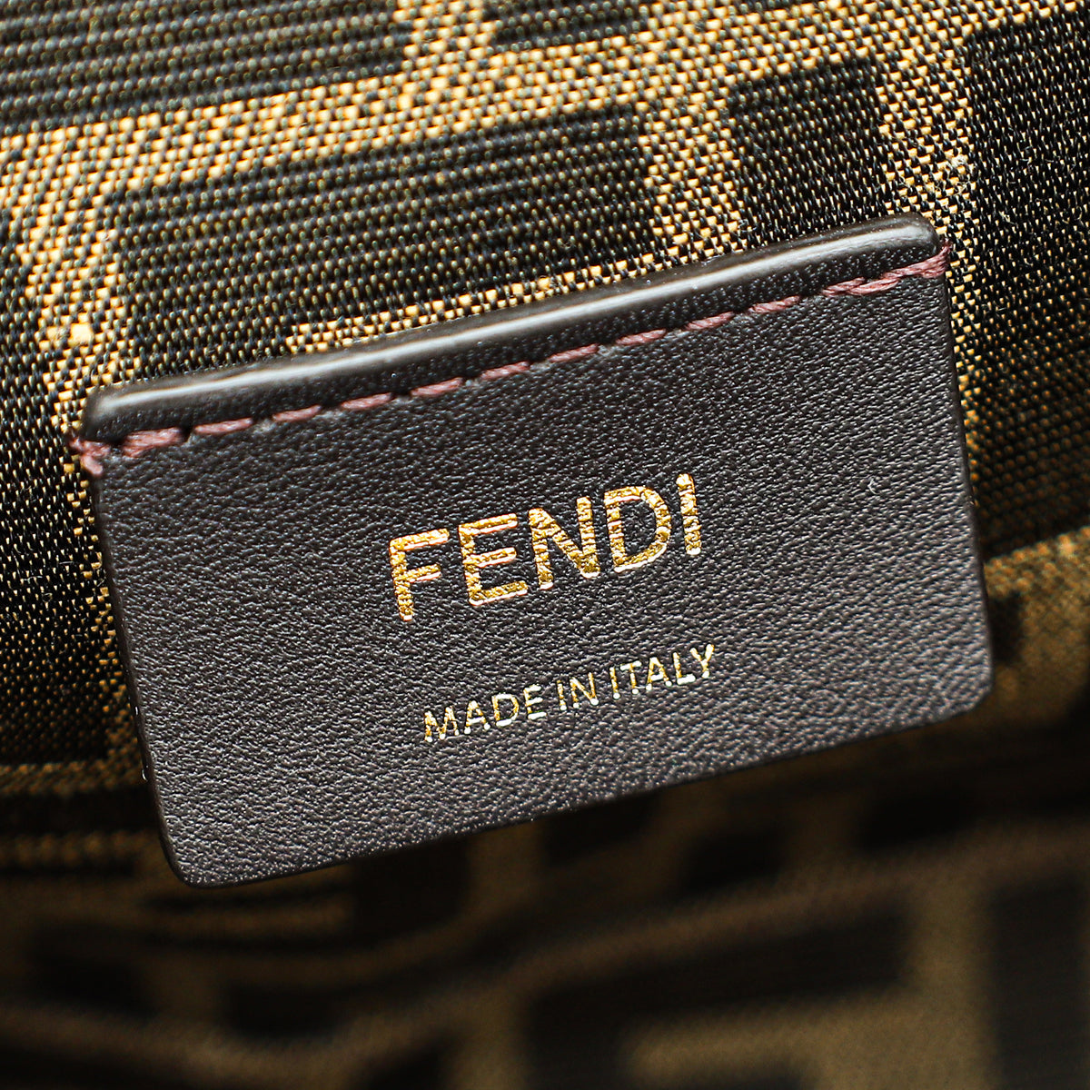 Fendi Natural Pink First Python Small Bag
